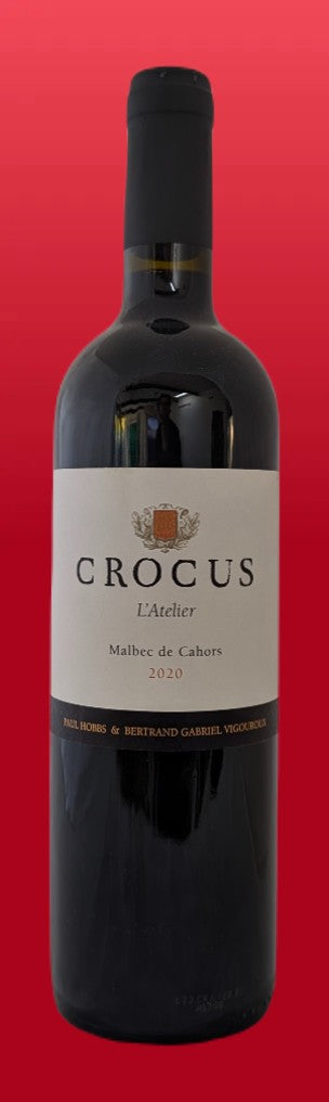 Crocus -- 2020 Cahors 'L'Attelier' -- Malbec – Kompas Wine Club